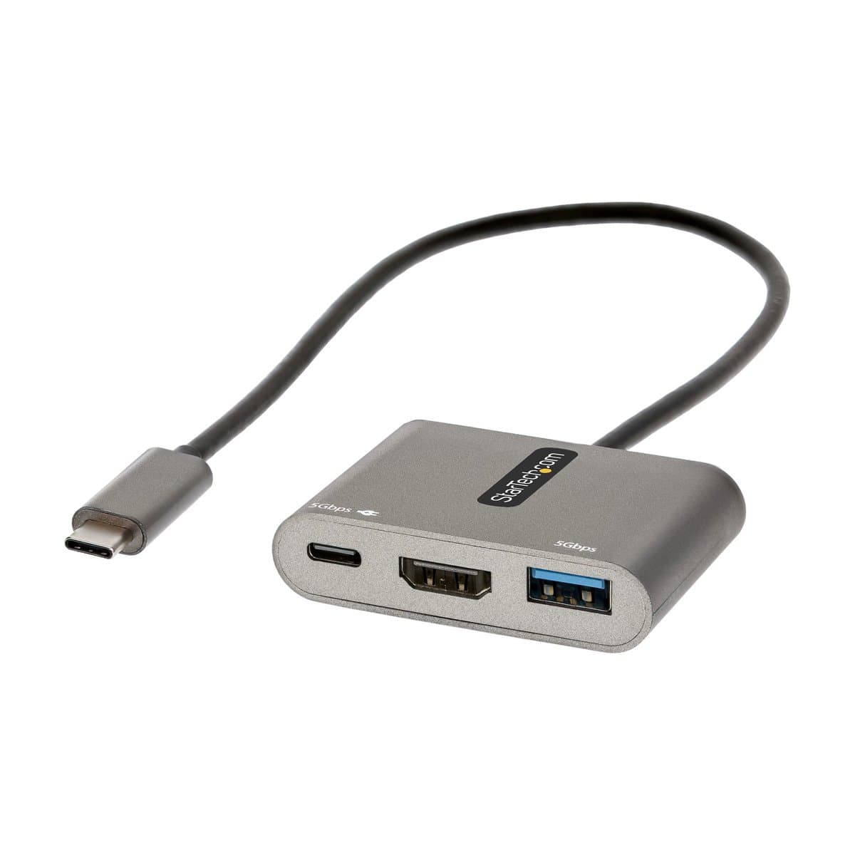 StarTech USB-C Multiport Adapter, 100W PD, 4K HDMI, USB Hub