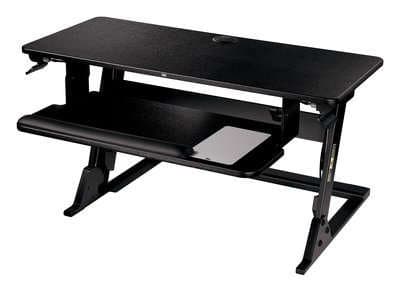3M Precision Standing Desk SD60B, 157–508mm Height Adjustable, Dual Monitor