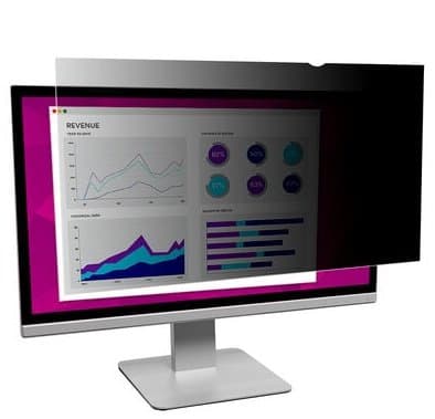 3M High Clarity Privacy Filter, 21.5in, 16:9, Glossy, 60° Viewing Angle