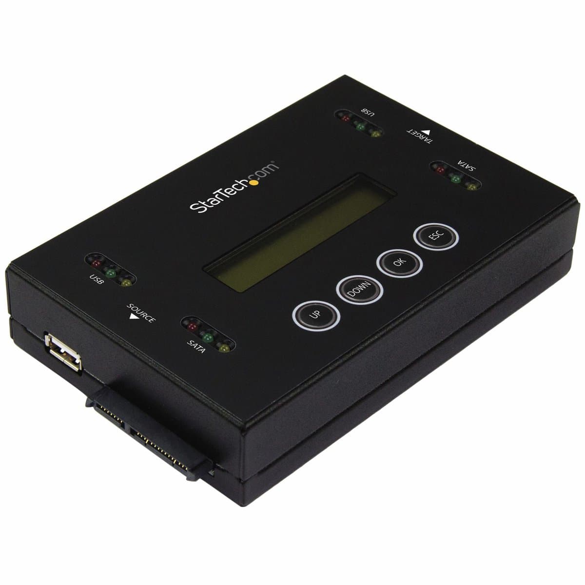 StarTech 1:1 Hard Drive Duplicator, SATA HDD/SSD, 2 Copies, LCD Display