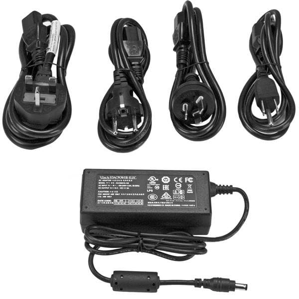StarTech 12V 5A DC Power Adapter, M Barrel Jack, 110-240V Input