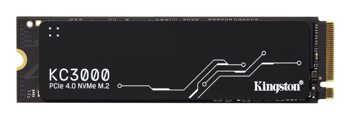 Kingston KC3000, NVMe SSD, 1TB PCIe 4.0, 7000 MB/s Read, M.2 2280