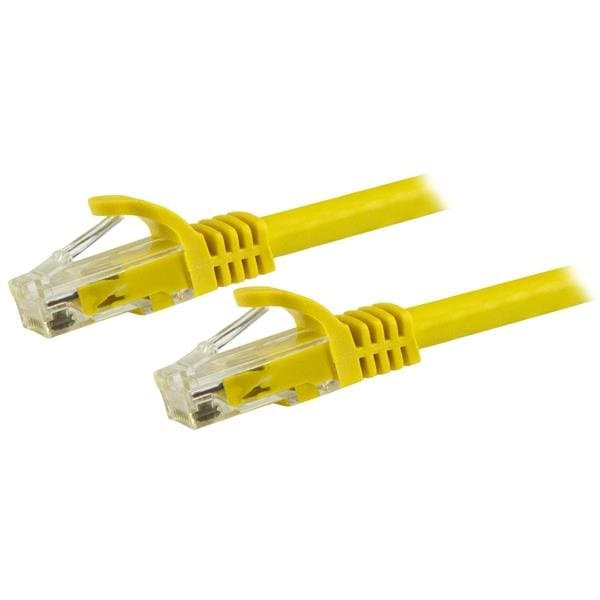 StarTech CAT6, Yellow Ethernet Cable, 14ft, 250 MHz, 100W PoE