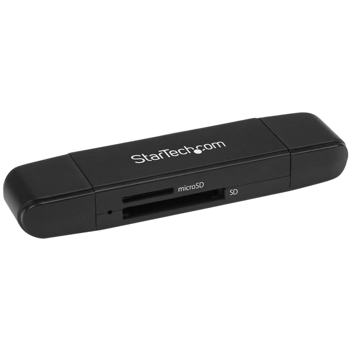 StarTech USB 3.0 Memory Card Reader, USB-C/USB-A, SD/microSD, 5 Gbps