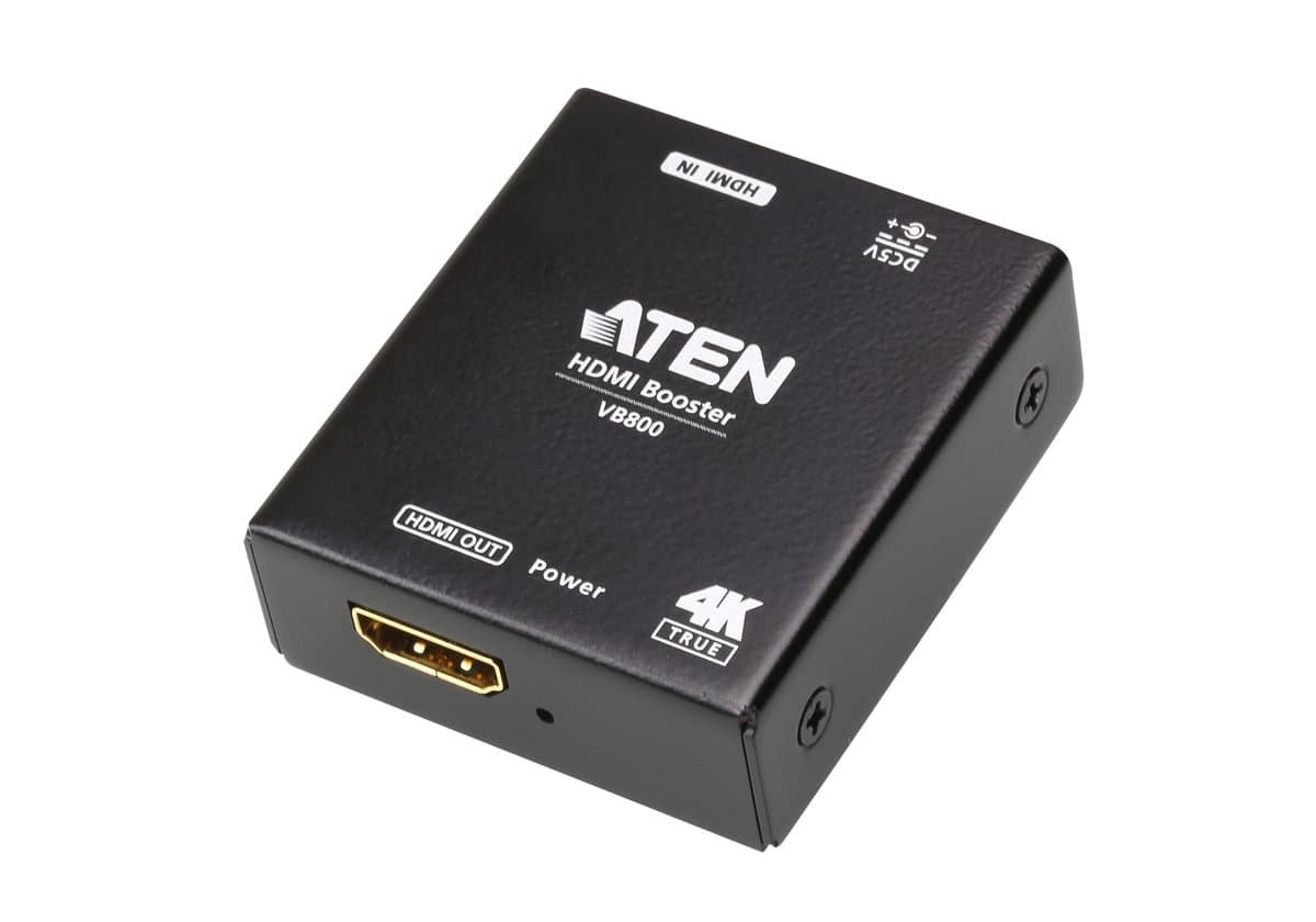 ATEN VB800 HDMI Signal Booster, 20m Extension, 1920×1080, Cascadable to 10 Levels