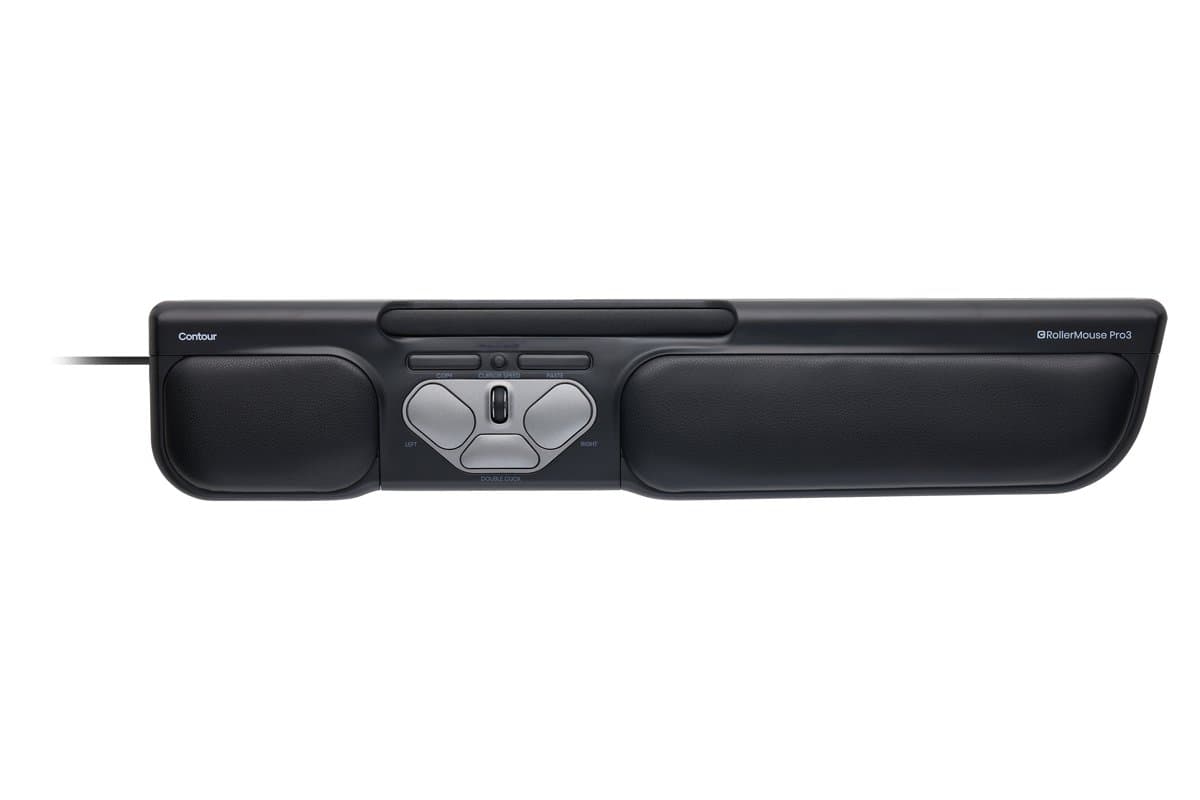 Contour RollerMouse Pro3, Ambidextrous, Optical, USB Type-C, 2400 DPI