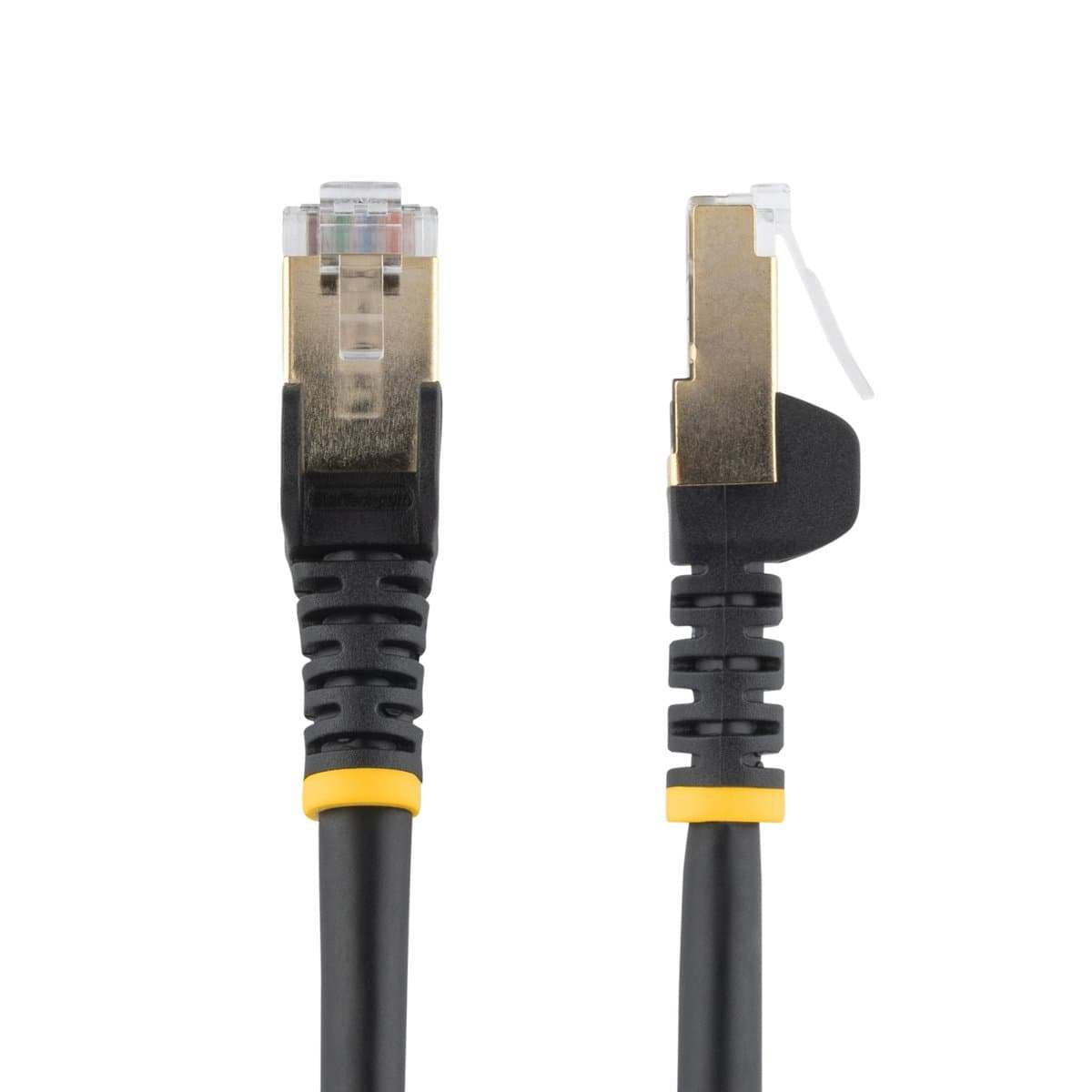 StarTech 8ft Cat6a Ethernet Cable, 10GbE STP, 100W PoE, Snagless RJ-45