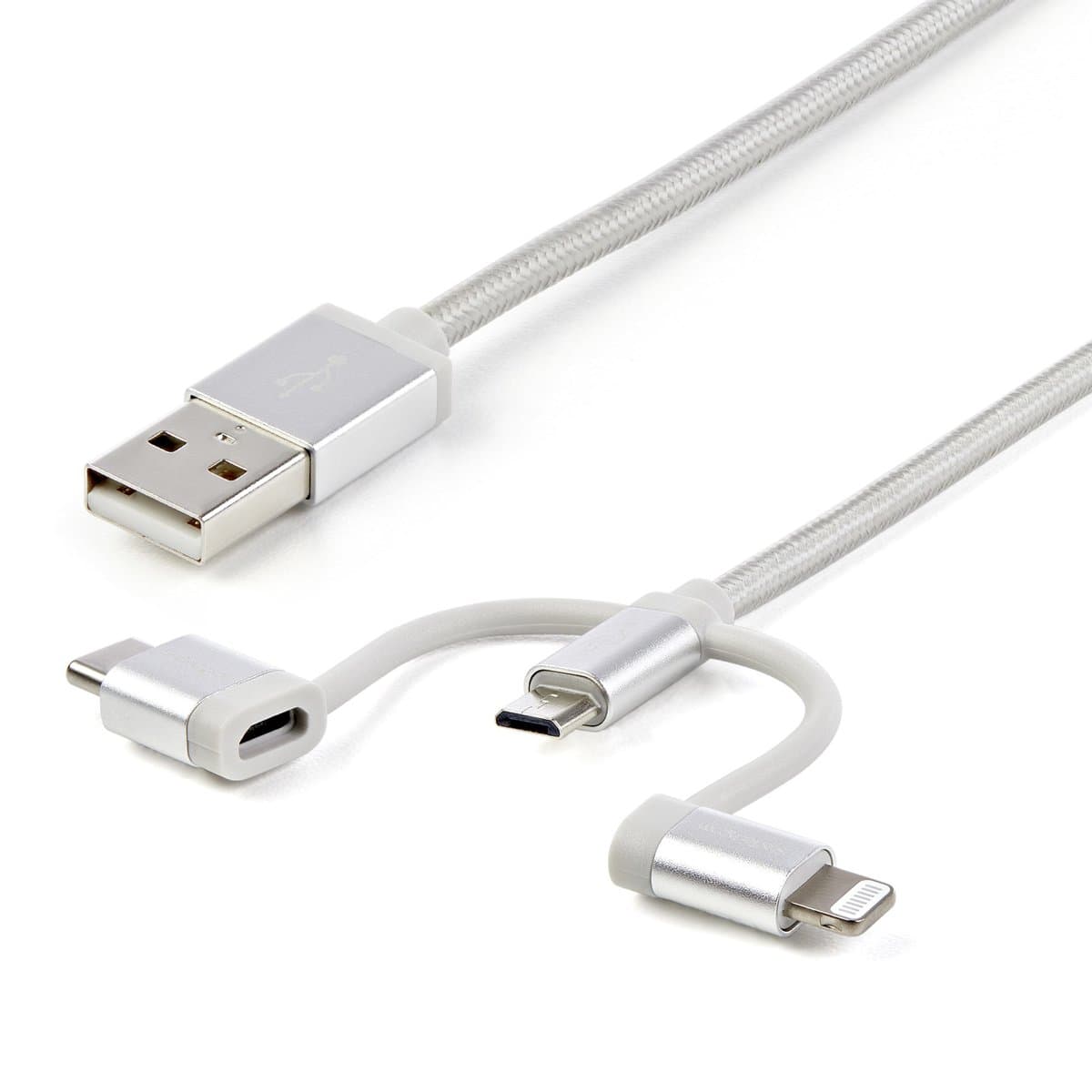 StarTech 9Y2707, Multi-Charging Cable, 3-in-1, 1m, Apple MFi
