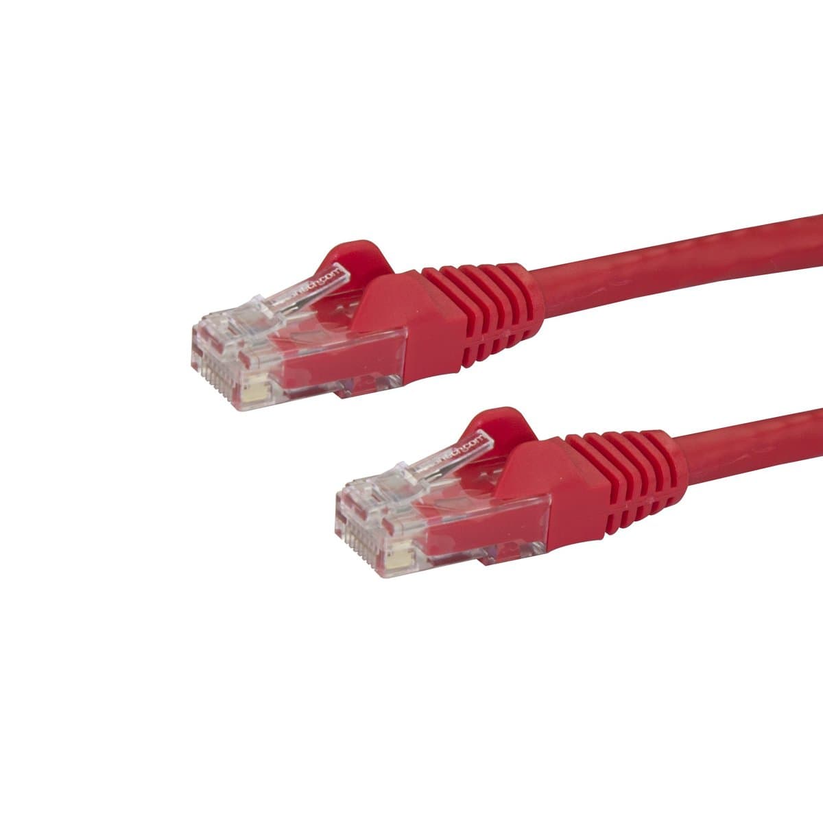 StarTech Cat6 Ethernet Patch Cable, 30ft, 250MHz, 100W PoE, RJ45 UTP, Red