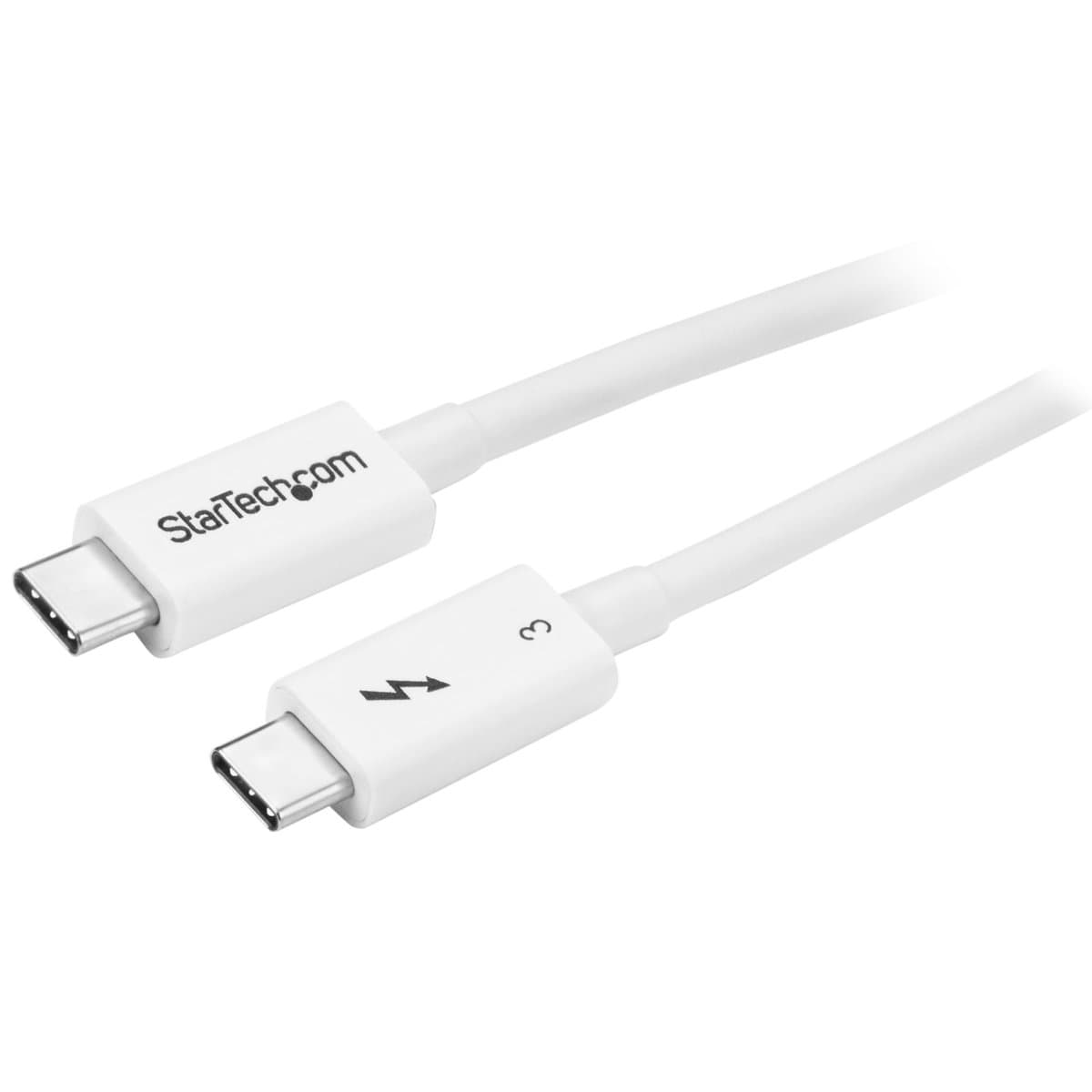 StarTech Thunderbolt 3 Cable, 0.5m, 40Gbps, Dual 4K/5K, 100W PD