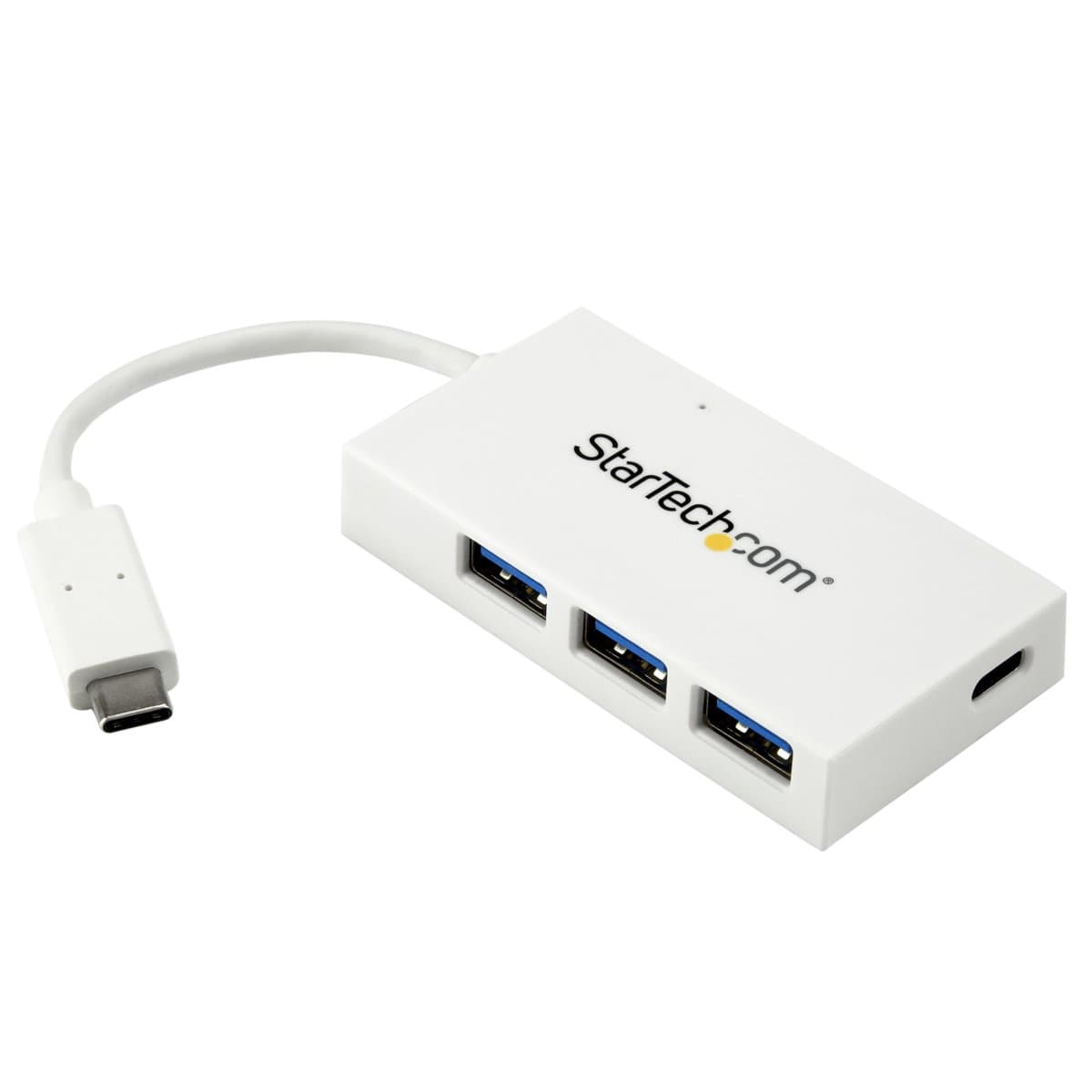 StarTech USB-C Hub, 4-Port Adapter, 1x USB-C + 3x USB-A, 5Gbps