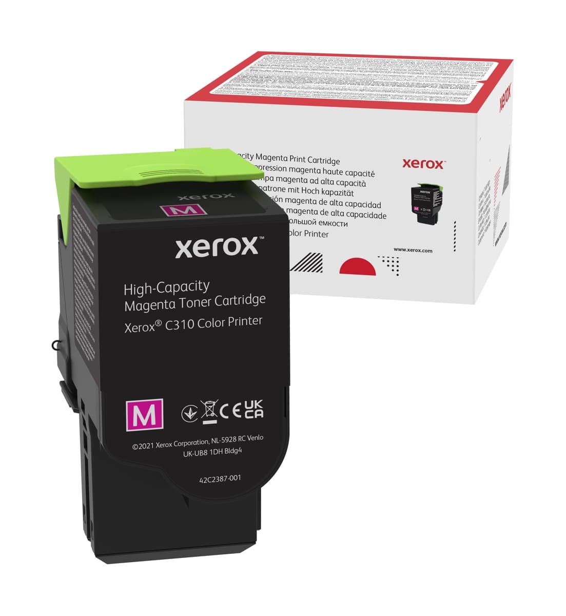 Xerox Magenta Toner Cartridge, High Capacity, 5500 Pages, C310/C315 Compatible