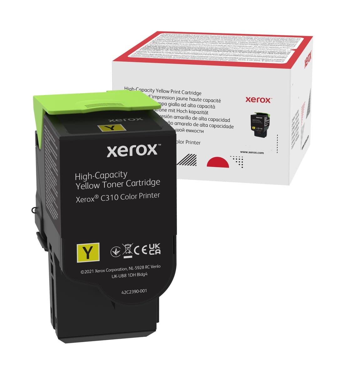 Xerox C310/C315 Yellow Toner Cartridge, High Capacity, 5500 Page Yield