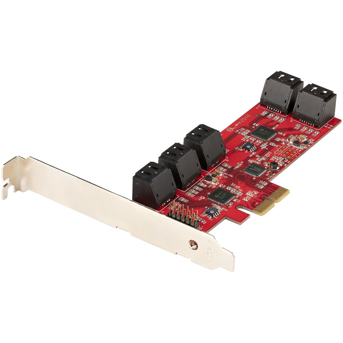 StarTech 10-Port SATA PCIe Expansion Card, PCIe 2.0, 6Gbps, ASM1062