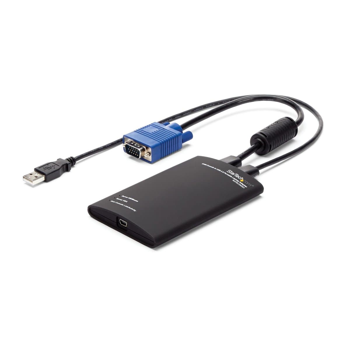 StarTech Portable KVM Crash Cart Adapter, USB 2.0, VGA Video, Laptop