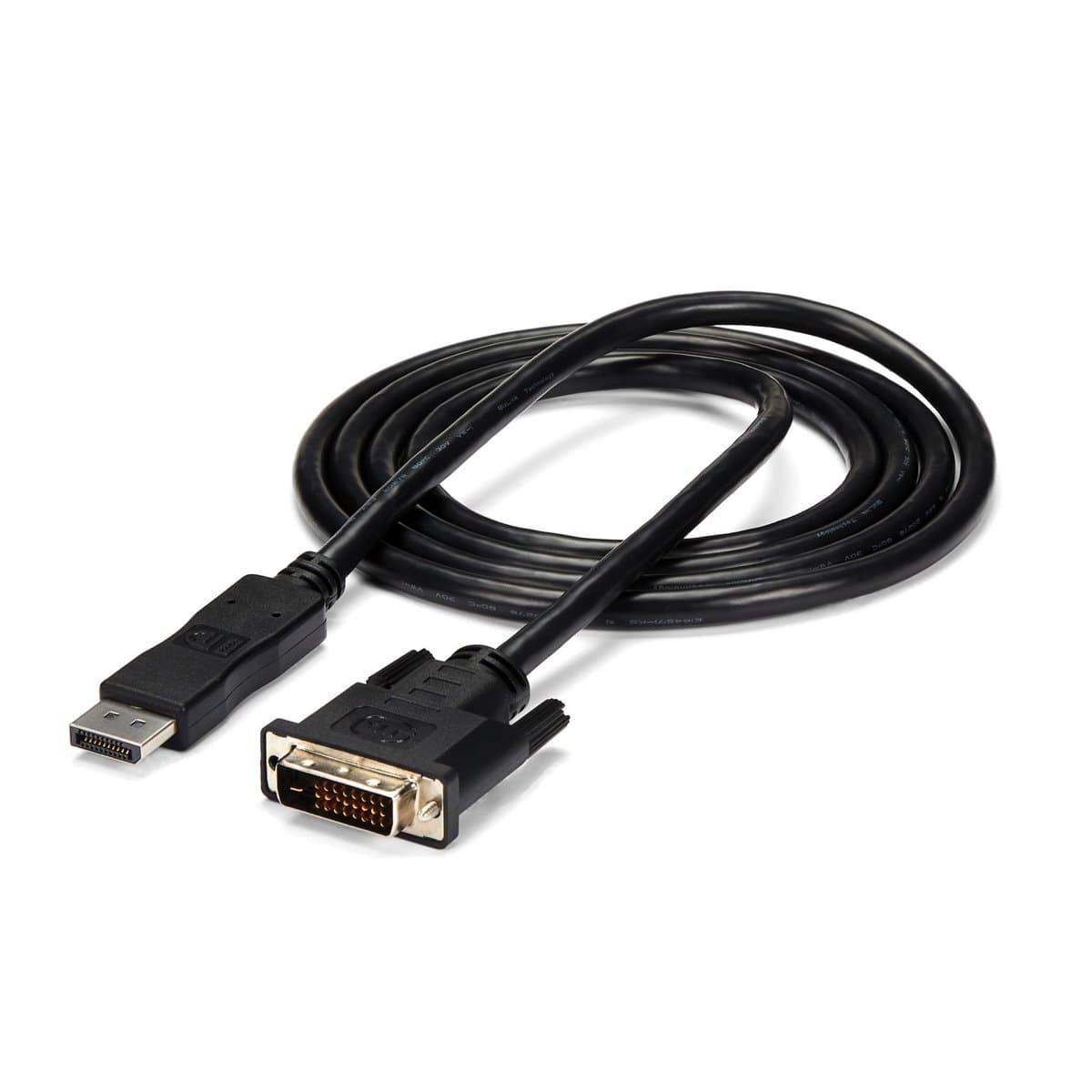 StarTech DisplayPort to DVI Cable, 6ft, 1920x1200, DVI-D, Passive