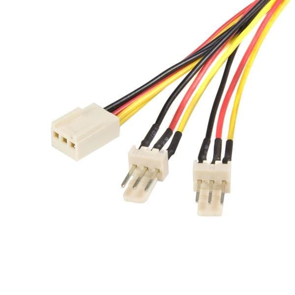StarTech BH2322, TX3 Fan Power Splitter, 12 in, Dual Output