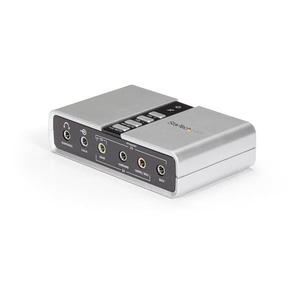 StarTech 7.1 Channel USB Audio Adapter, 16-bit/48kHz, SPDIF Digital