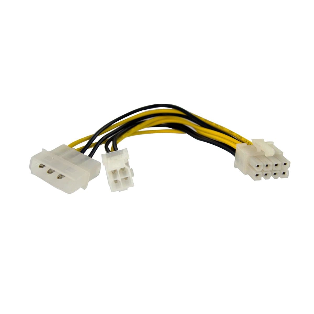 StarTech, 4 to 8 Pin EPS Power Adapter, 6 in, Lifetime Warranty