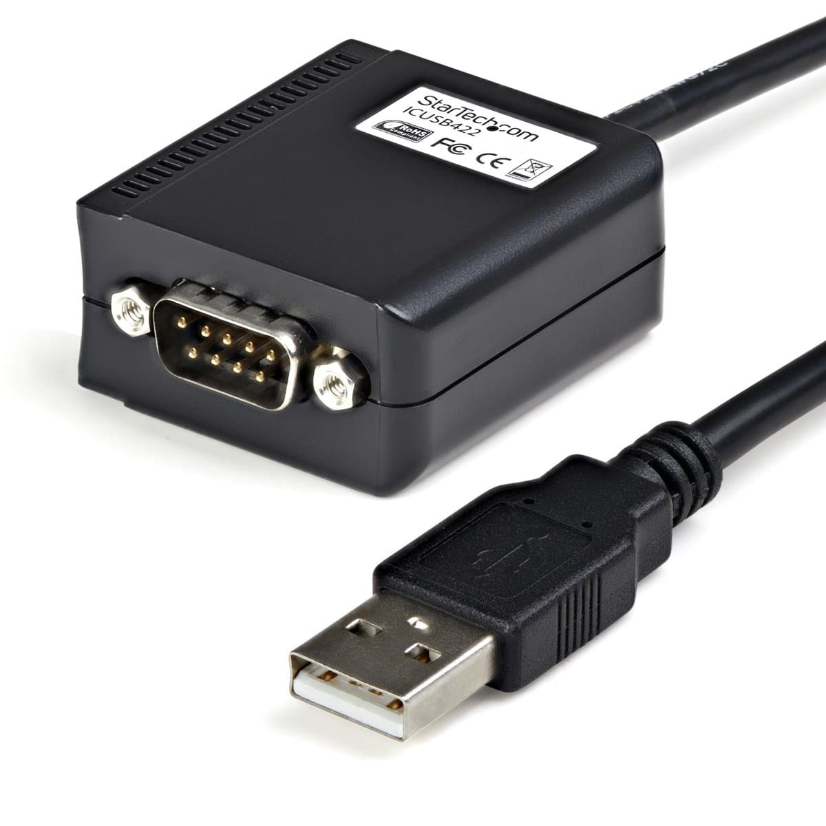 StarTech ICUSB422, USB to RS422/485 Serial Adapter, 6 ft, DB9/USB-A