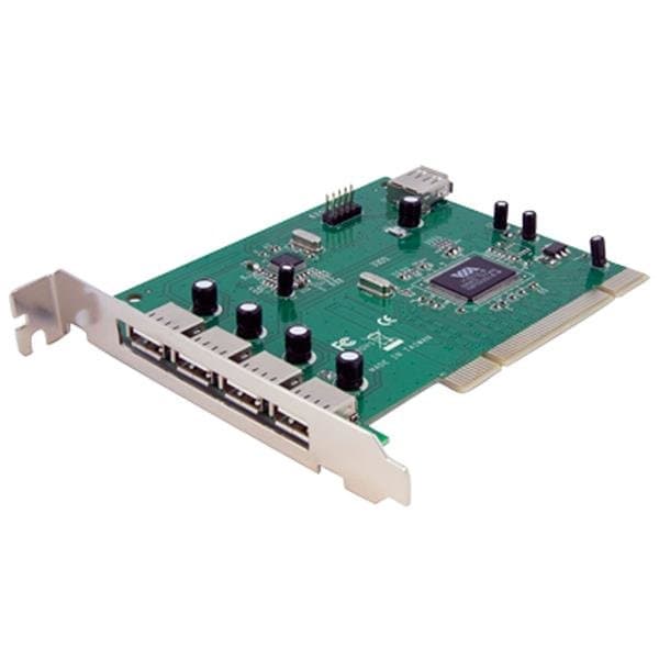 StarTech 7-Port USB 2.0 PCI Card, PCI/PCI-X Host, VIA VT6212