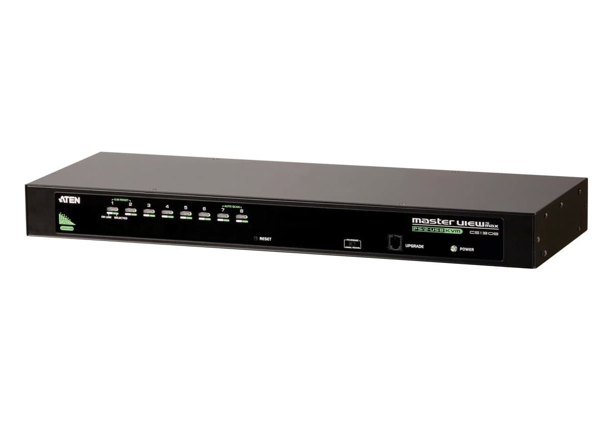 ATEN CS1308 8-Port USB/PS2 KVM Switch, 2048×1536, 5W, 1U