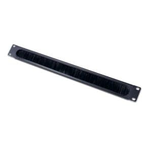 APC 1U Horizontal Cable Organizer, Brush Strip, Black, 230g