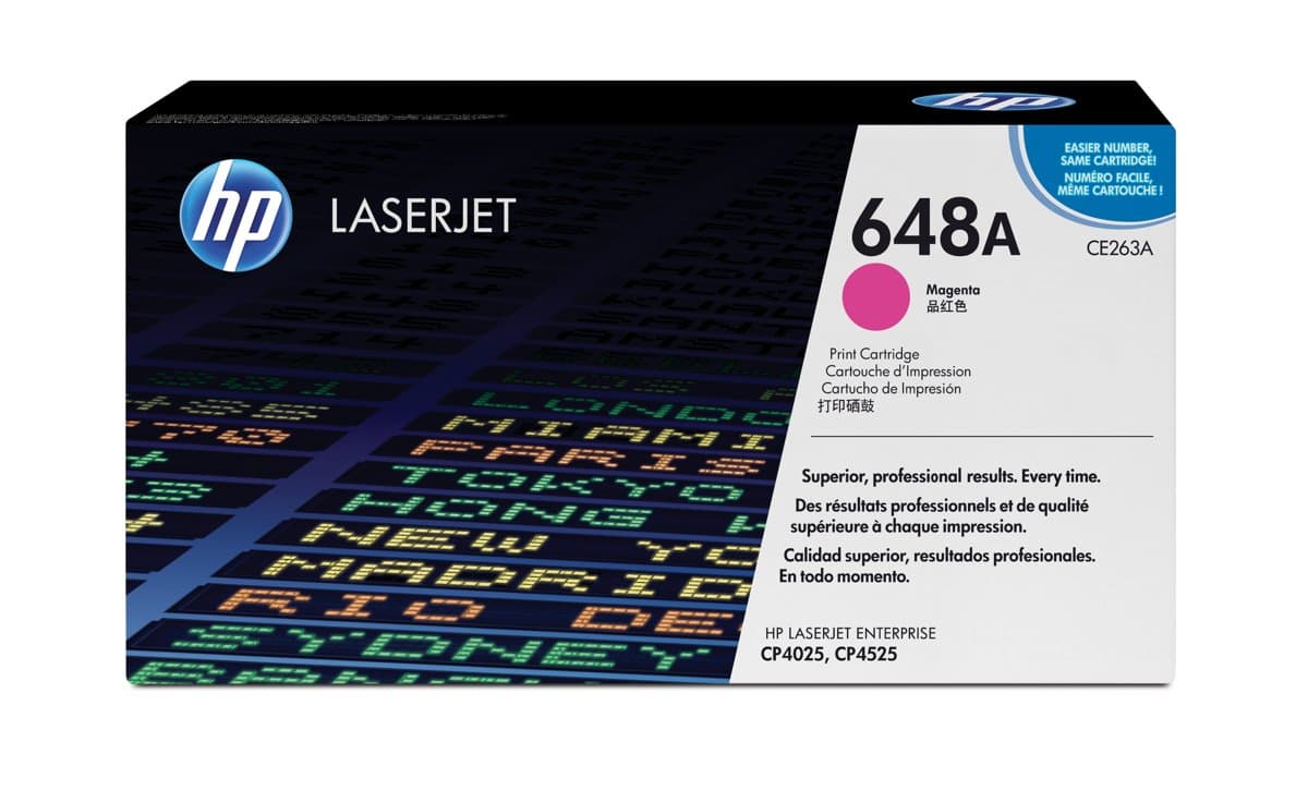 HP 648A Magenta Original LaserJet Toner Cartridge, 11000-page yield