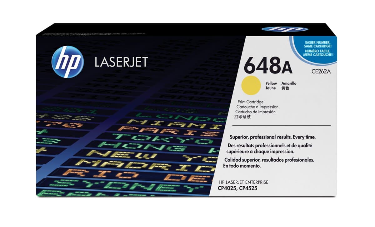 HP 648A Yellow Original LaserJet Toner, 11000-Page Yield, 1 Pack