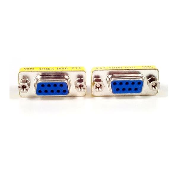 StarTech Slimline DB9 Serial Gender Changer, Female/Female, F/F Adapter