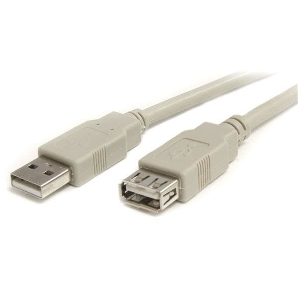 StarTech 10ft USB 2.0 Extension Cable, A to A, 3 Meters, 0.48 Gbps