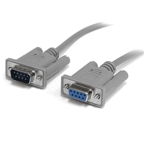 StarTech DB9 RS232 Cable, 10ft Null Modem, Female/Male, Lifetime