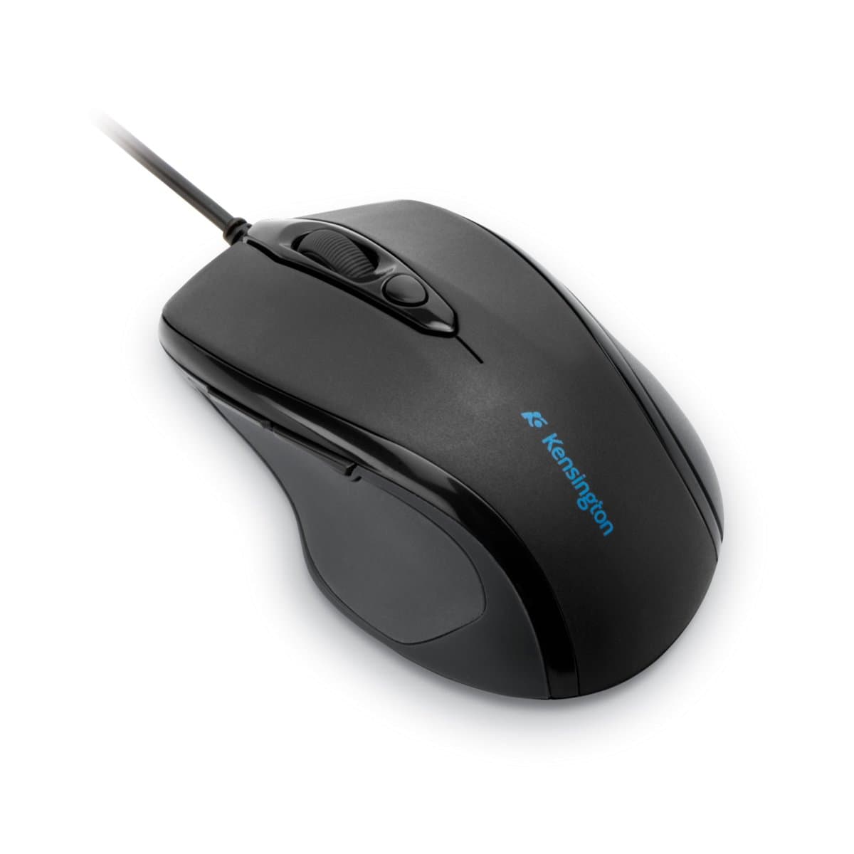 Kensington Pro Fit Wired Mid-Size Mouse, Optical, 6 Buttons, Ergonomic