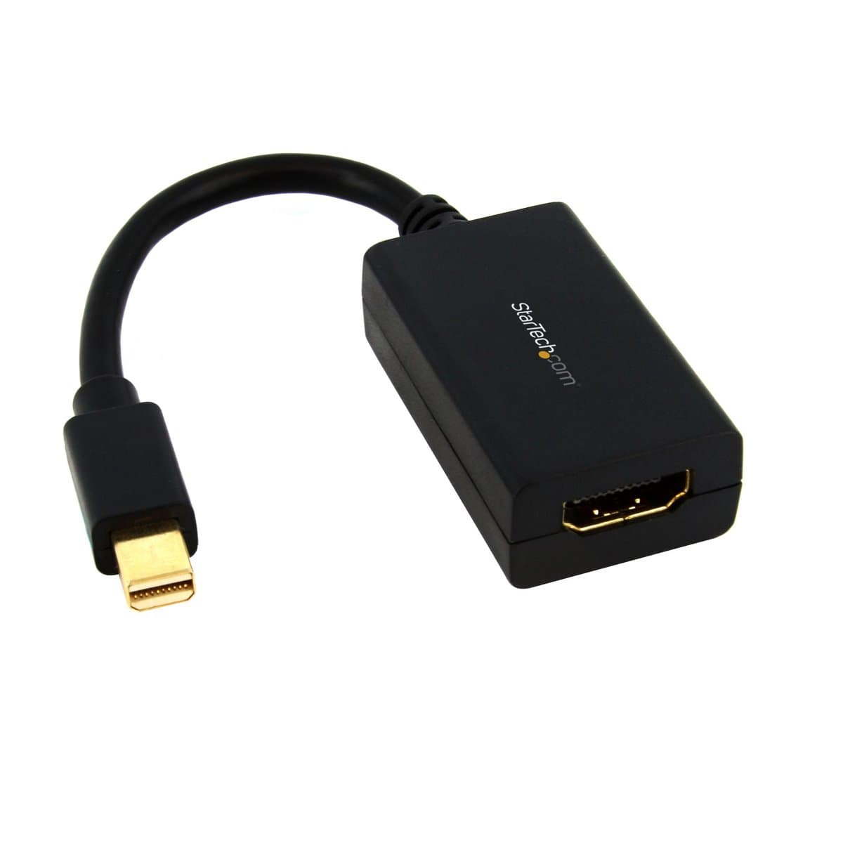 StarTech Mini DisplayPort to HDMI Adapter, Passive mDP 1.2 to HDMI, 1080p, Black