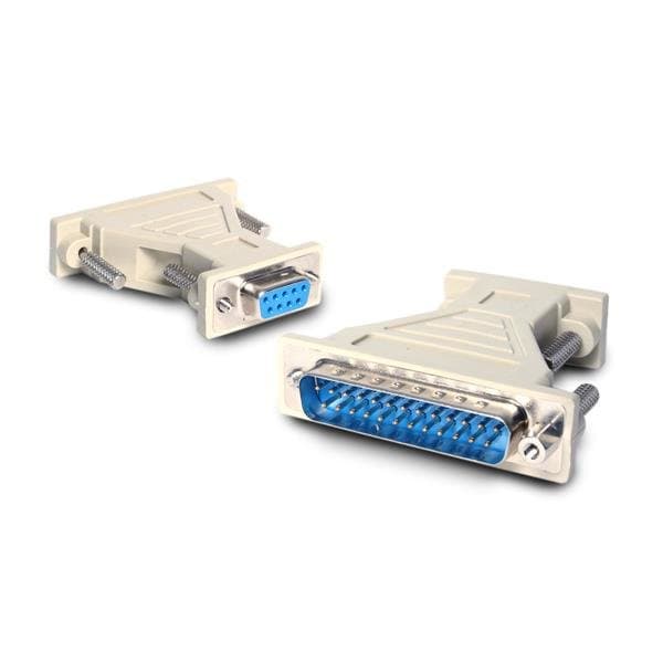 StarTech DB9 to DB25 F/M Serial Adapter, Beige, Lifetime Warranty