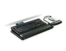 3M Keyboard Tray Adjustable Arm Sit/Stand 23in Track Adj Platform