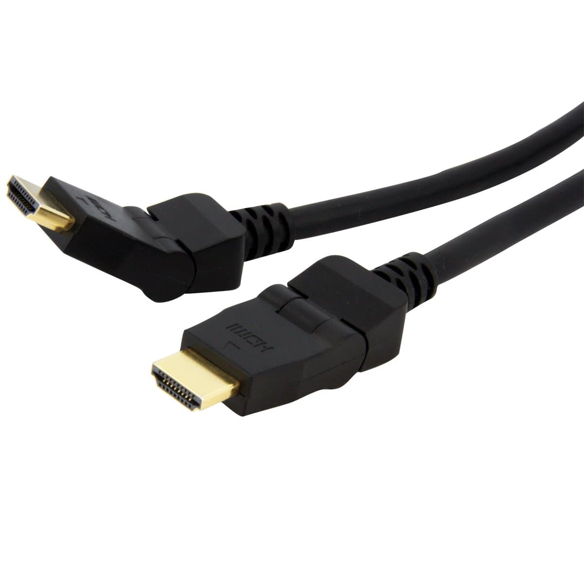 StarTech 6ft Swivel HDMI Cable, 4K 30Hz, 10.2 Gbps, 180° Swivel