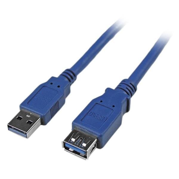 StarTech 1.8m USB 3.0 Extension Cable, USB A M/F, 5 Gbps