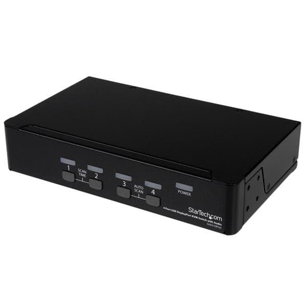 StarTech 4-Port DisplayPort KVM Switch, USB, 2560×1600, Audio