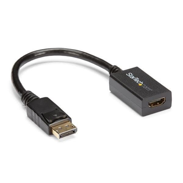 StarTech DisplayPort to HDMI Adapter, Passive, DP++, 1080p, Latching DP