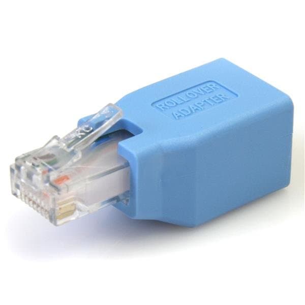 StarTech Cisco Console Rollover Ethernet Adapter, RJ-45 M/F, Blue