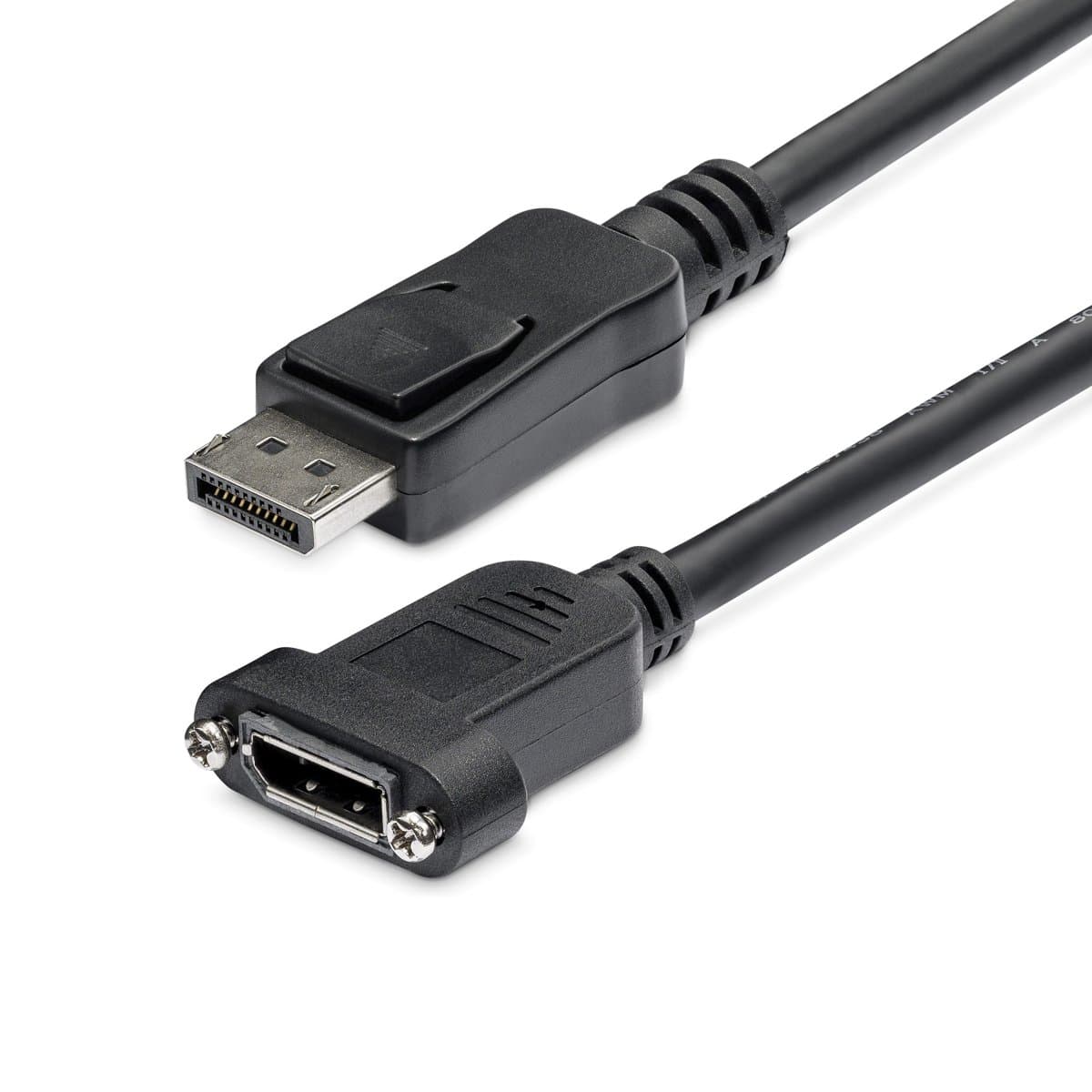 StarTech Panel Mount DisplayPort Cable, 3ft, DisplayPort 1.2, 4K×2K