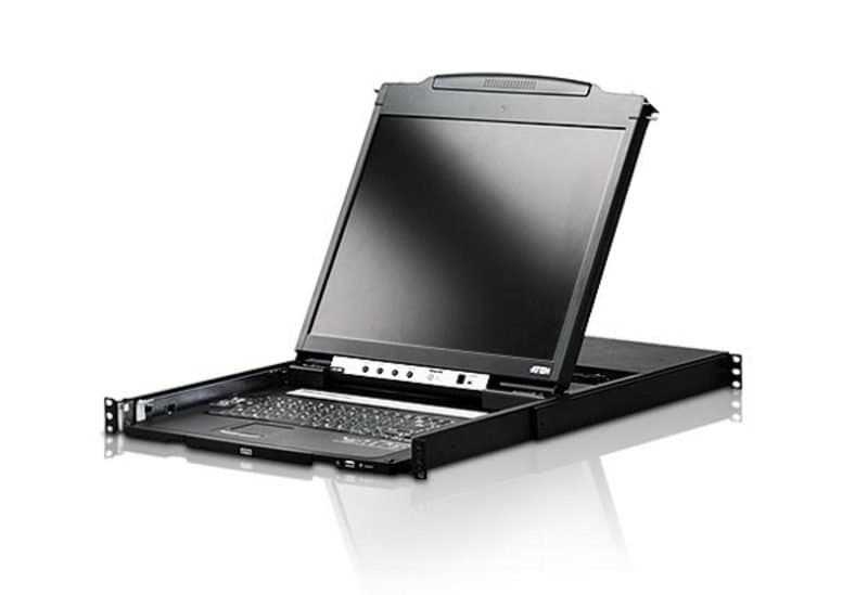 ATEN CL5800N, 19" LCD KVM Console, 1280×1024 @75Hz, VGA/USB/PS/2
