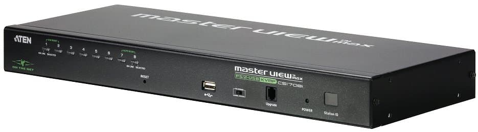 ATEN CS1708I 8-Port KVM Over IP, 2048 × 1536, 32 Users, 1U