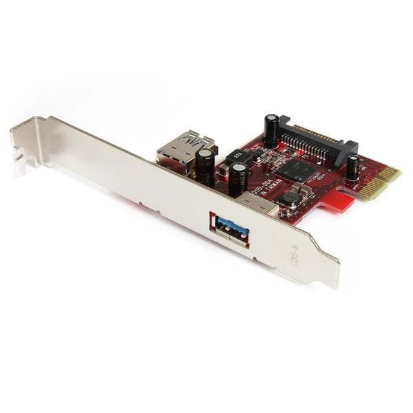 StarTech 2-Port USB 3.0 PCI Express Card, 5 Gbps, 1 Internal, 1 External