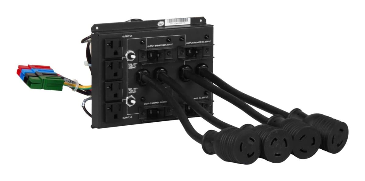 Vertiv PD2-102 PDU, 8 Outlets, NEMA 5-20R/L6-30R, Horizontal