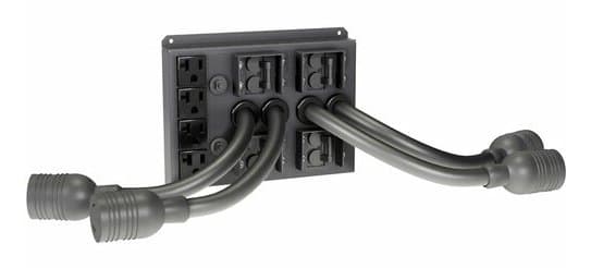 Vertiv PD2-103 Horizontal PDU, 6 AC Outlets, NEMA 5-20R, NEMA L6-30R