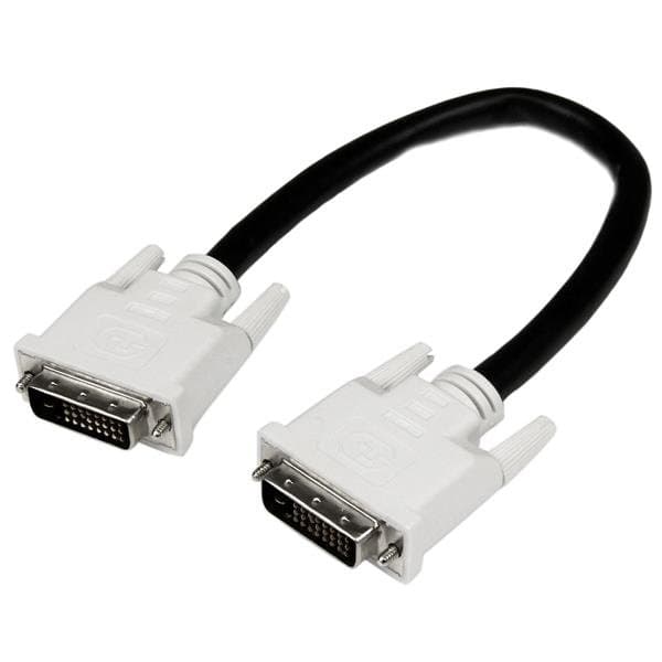 StarTech 1 ft DVI-D Dual Link Cable, M/M Connectors, 2560×1600, 9.9 Gbps