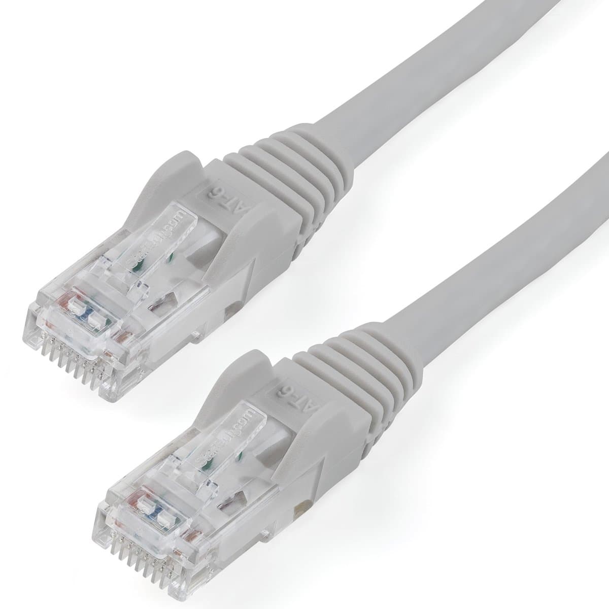 StarTech 10 ft CAT6 Ethernet Patch Cable, Snagless RJ45, 250 MHz, PoE, Grey