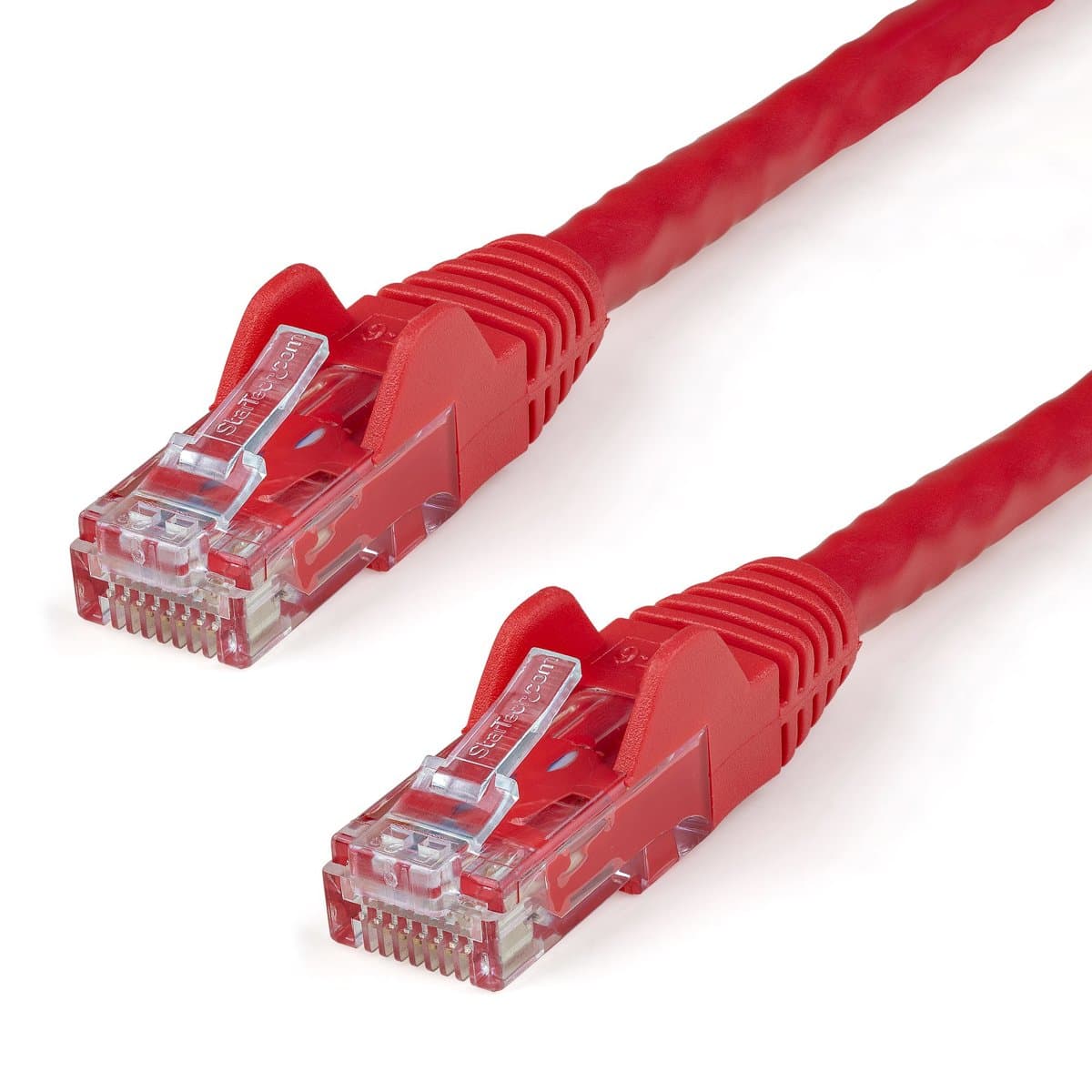 StarTech 10 ft CAT6 Ethernet Patch Cable, Snagless RJ45, 250 MHz, PoE, Red